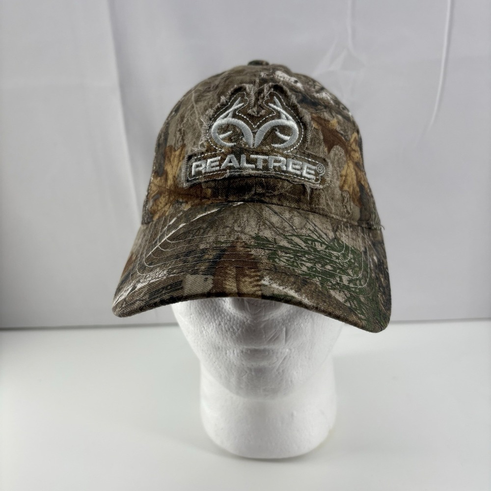 Outdoor‎ Cap Realtree Camo & White Snapback Baseball Cap Adjustable One Size